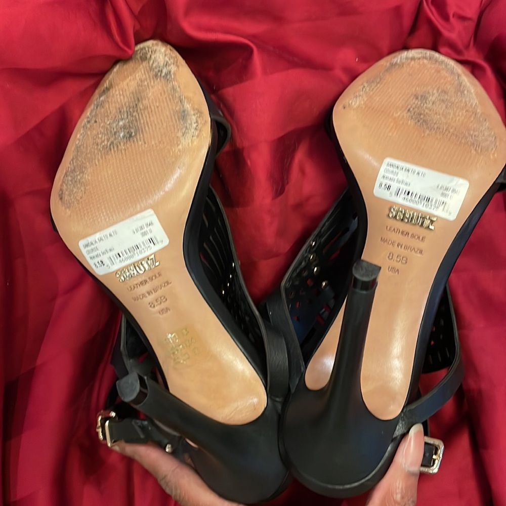 SCHUTZ Brasiliana Convertible Laser-Cut Sandal. NIB - Picture 6 of 16